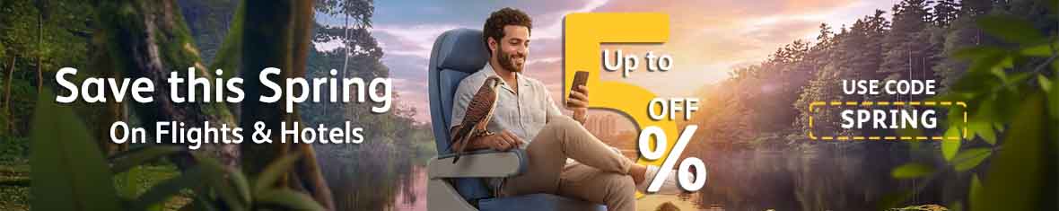 Get up to 5% off on your next destination